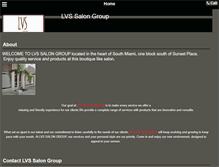 Tablet Screenshot of lvssalongroup.com